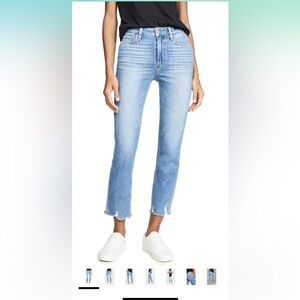 Paige Cindy Distressed Crop Jean